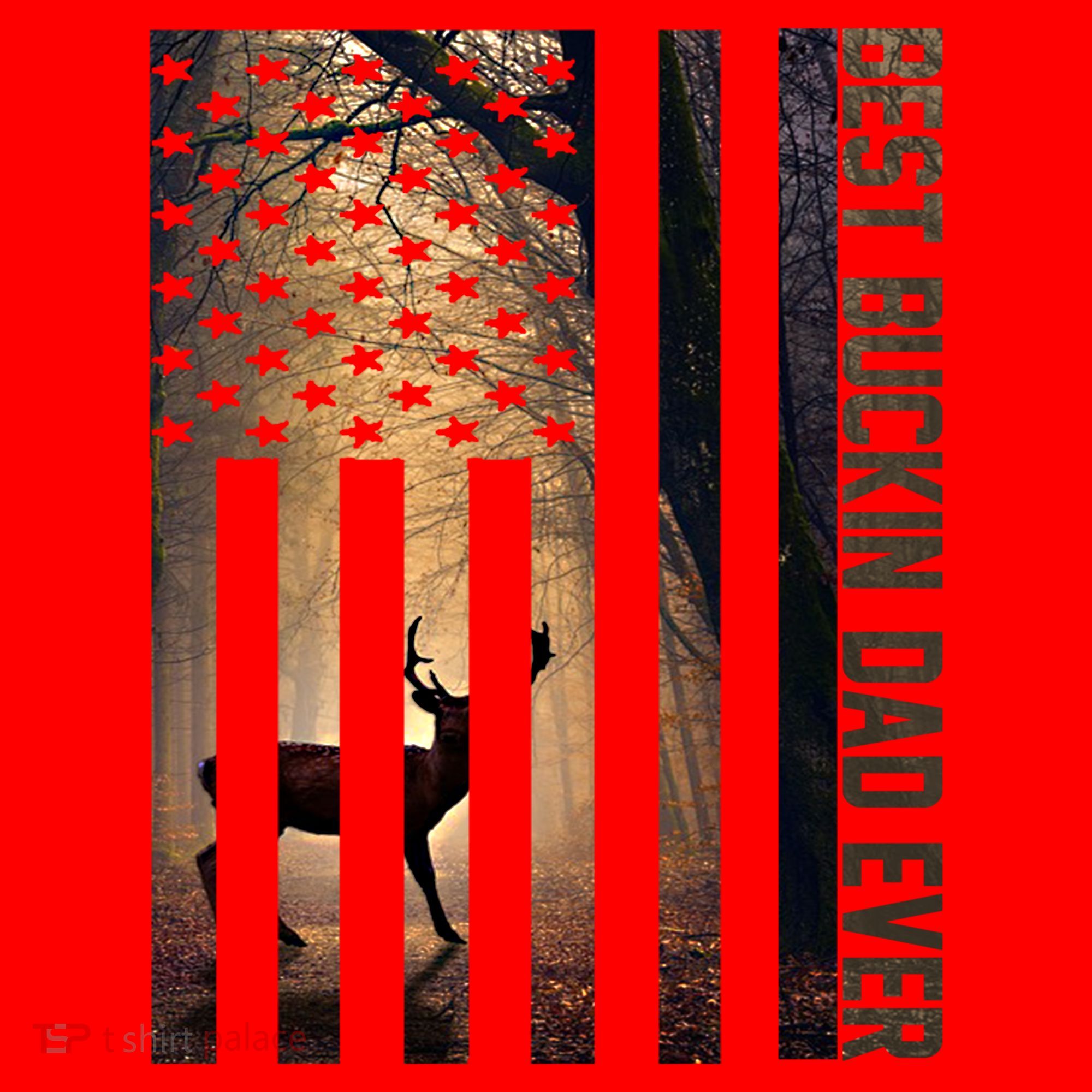 Usa Flag Best Buckin Dad Ever Deer Hunting Fathers Day Gift Meaningful Gift Santa Hat