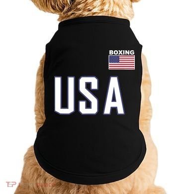 USA Flag Boxing Cool Boxer Training Equipment Doggie Tank