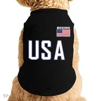 USA Flag Boxing Cool Boxer Training Equipment Doggie Tank thumb 0