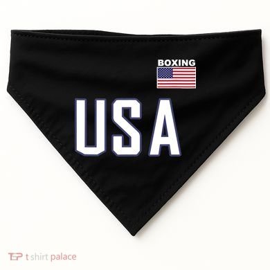 USA Flag Boxing Cool Boxer Training Equipment USA-Made Doggie Bandana