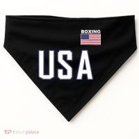 USA Flag Boxing Cool Boxer Training Equipment USA-Made Doggie Bandana thumb 0