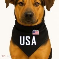 USA Flag Boxing Cool Boxer Training Equipment USA-Made Doggie Bandana thumb 1