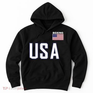 USA Flag Boxing Cool Boxer Training Equipment Hoodie