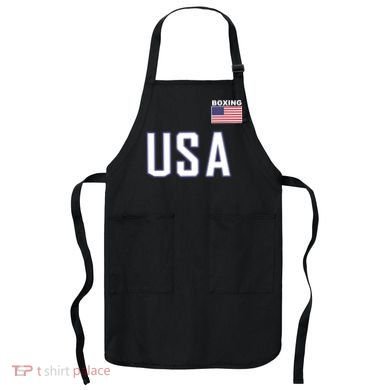 USA Flag Boxing Cool Boxer Training Equipment Apron