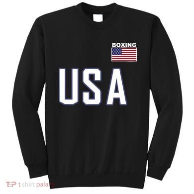 USA Flag Boxing Cool Boxer Training Equipment Sweatshirt