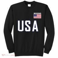 USA Flag Boxing Cool Boxer Training Equipment Sweatshirt thumb 0