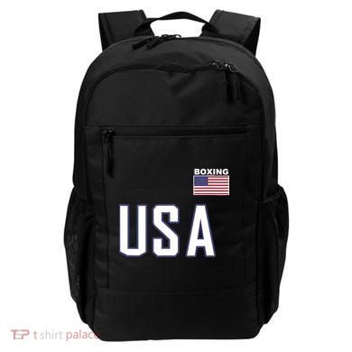 USA Flag Boxing Cool Boxer Training Equipment Backpack