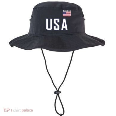 USA Flag Boxing Cool Boxer Training Equipment Bucket Hat