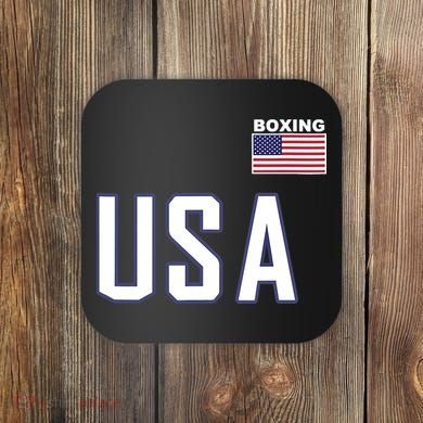 USA Flag Boxing Cool Boxer Training Equipment Coaster