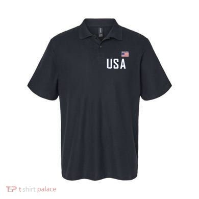 USA Flag Boxing Cool Boxer Training Equipment Polo