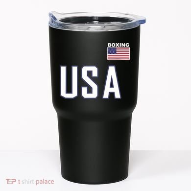 USA Flag Boxing Cool Boxer Training Equipment Tumbler