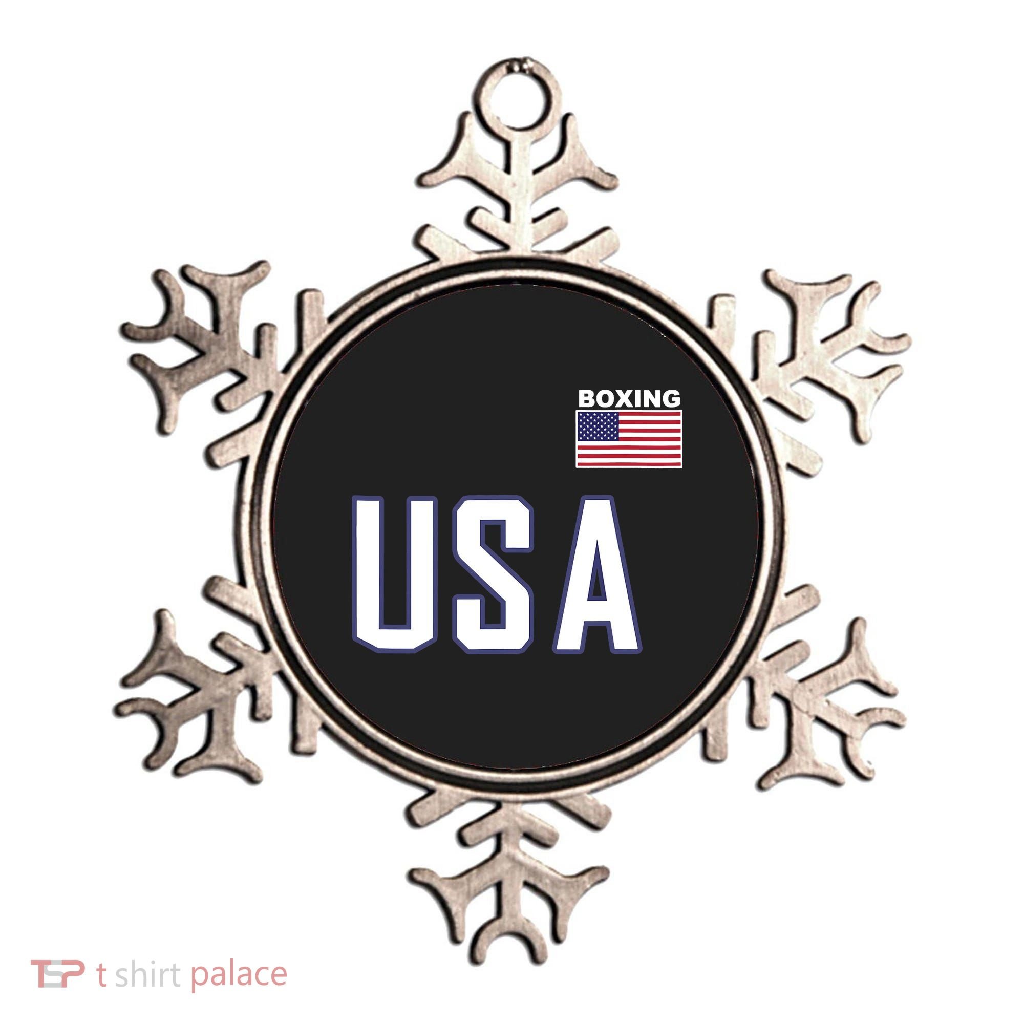 USA Flag Boxing Cool Boxer Training Equipment Ornament