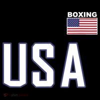 USA Flag Boxing Cool Boxer Training Equipment Baby Bodysuit thumb 2