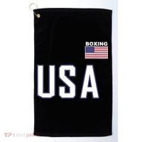 USA Flag Boxing Cool Boxer Training Equipment Golf Towel thumb 0