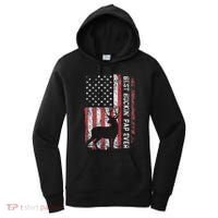 Usa Flag Best Buckin Pap Ever Deer Hunting FatherS Day Women's Hoodie thumb 0