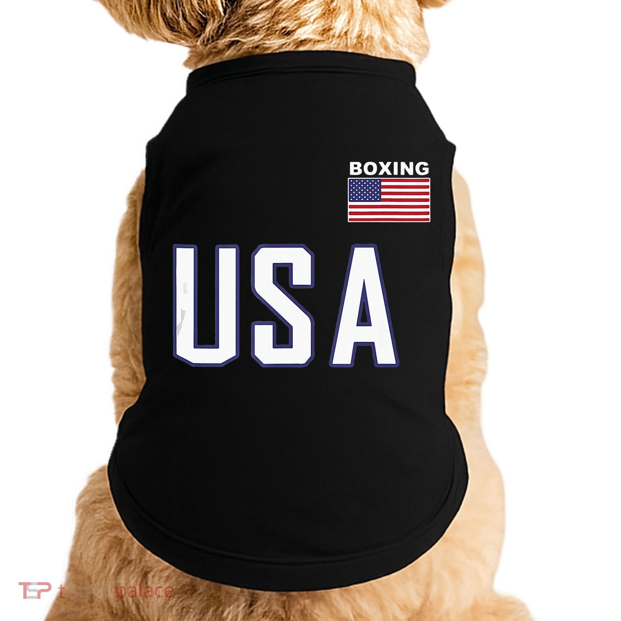 USA Flag Boxing Cool Boxer Training Equipment Men Women Doggie Tank