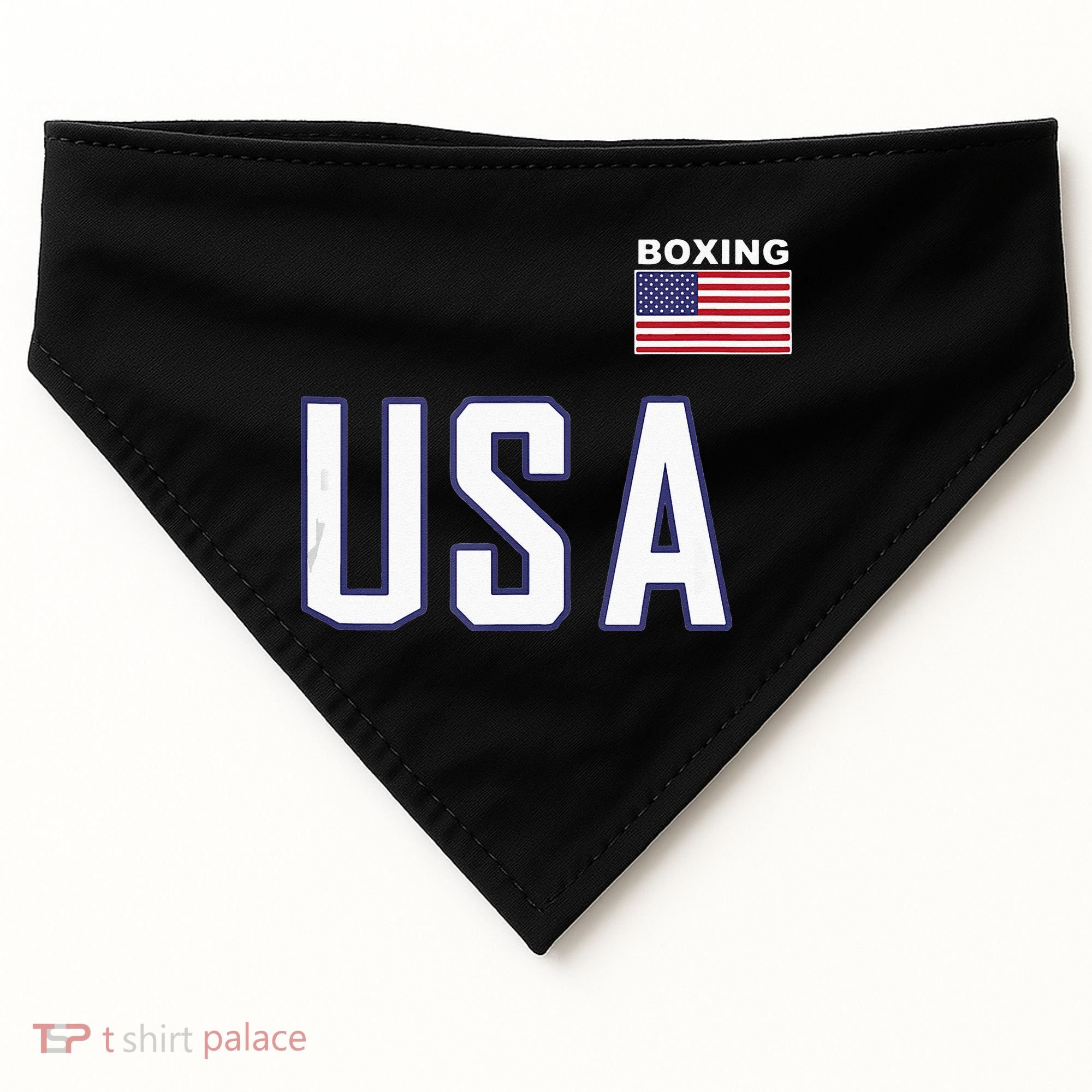 USA Flag Boxing Cool Boxer Training Equipment Men Women USA-Made Doggie Bandana