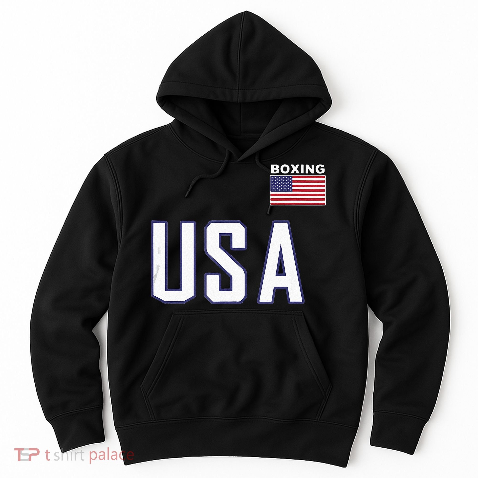 USA Flag Boxing Cool Boxer Training Equipment Men Women Hoodie