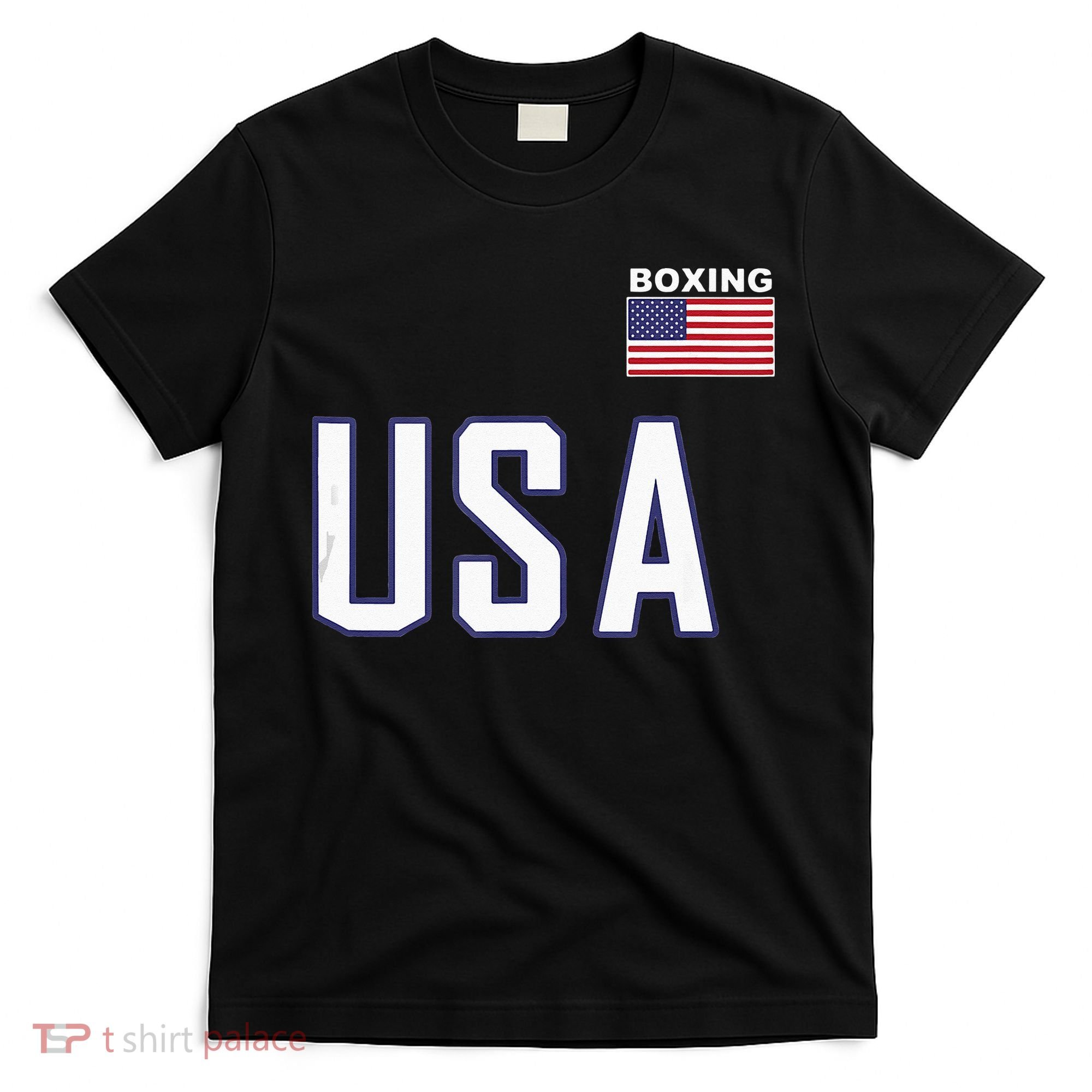 USA Flag Boxing Cool Boxer Training Equipment Men Women T-Shirt