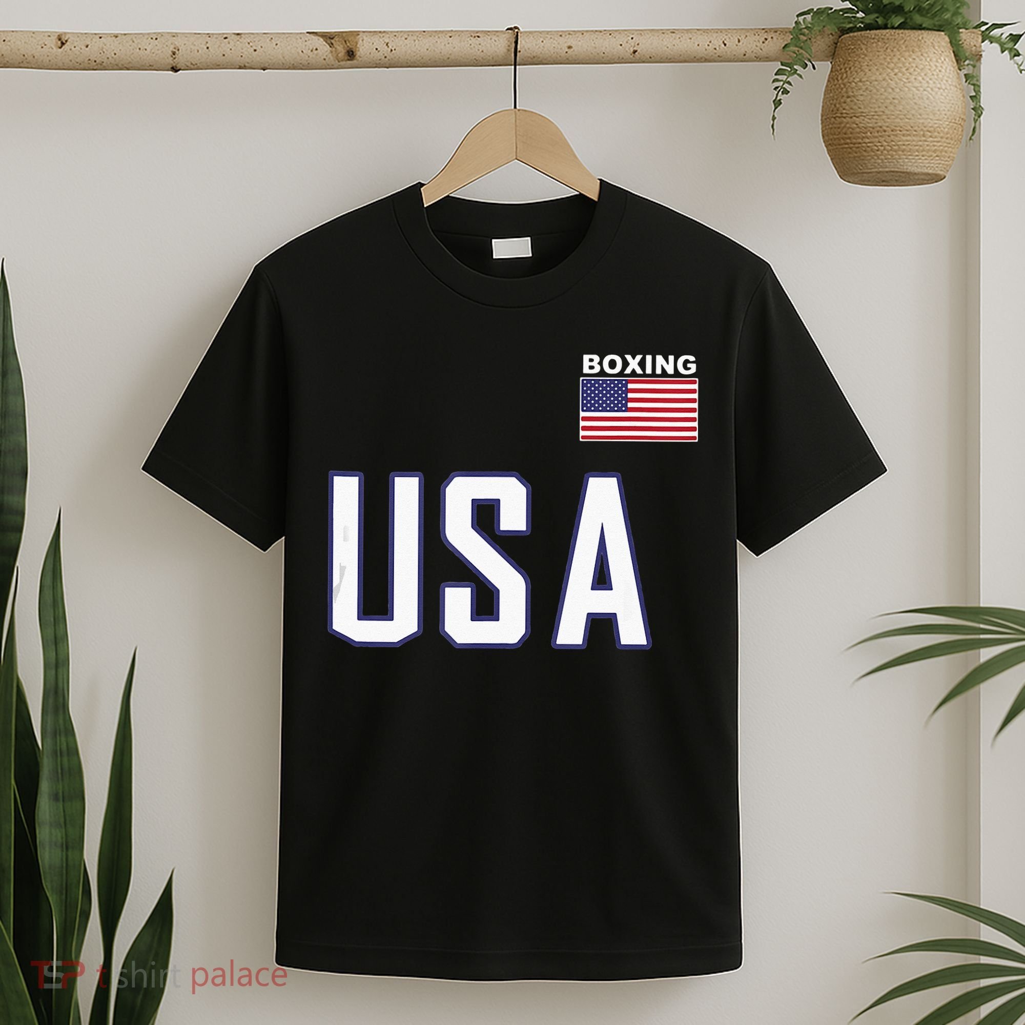 USA Flag Boxing Cool Boxer Training Equipment Men Women T-Shirt