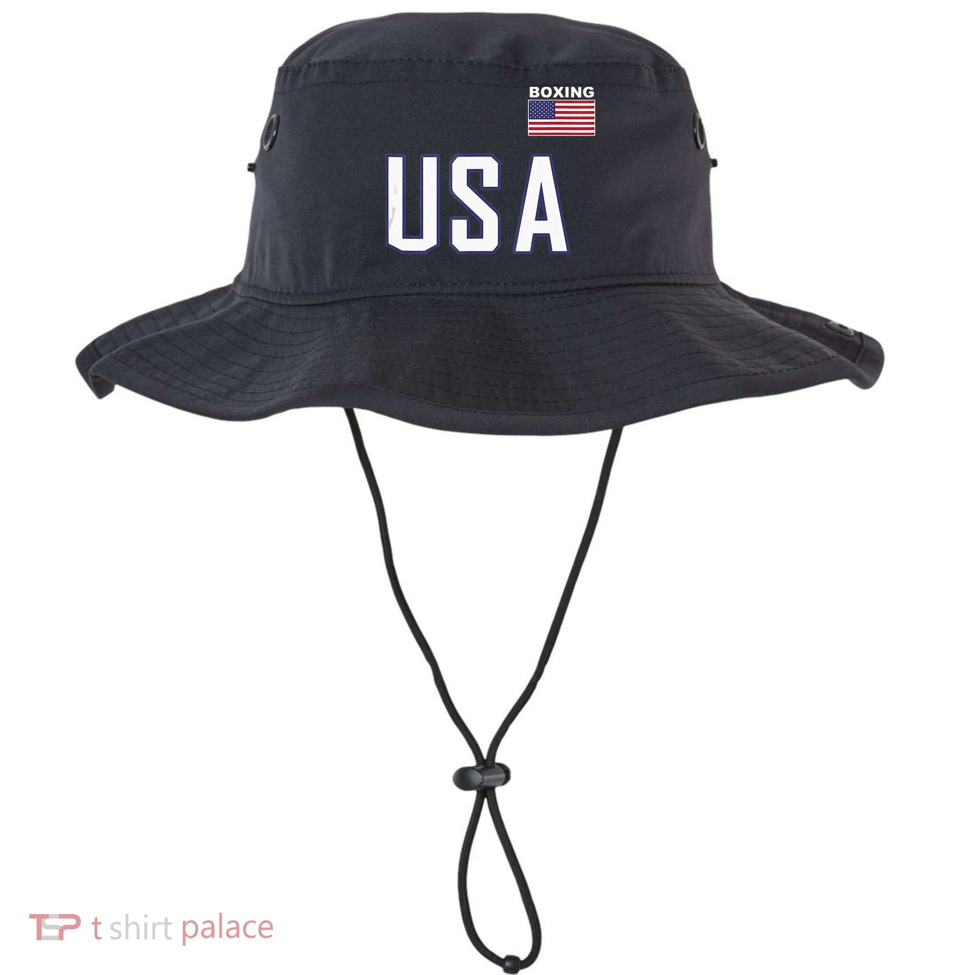 USA Flag Boxing Cool Boxer Training Equipment Men Women Bucket Hat