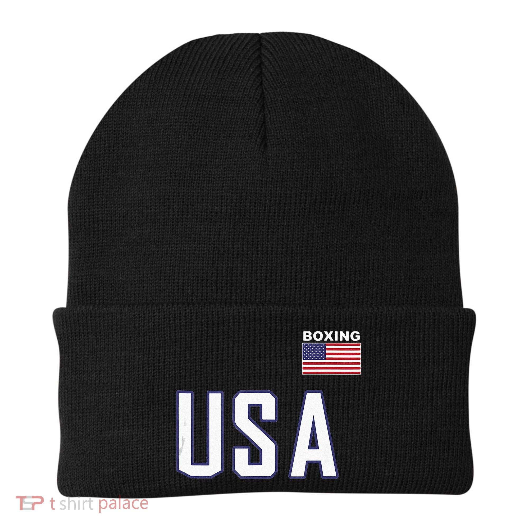 USA Flag Boxing Cool Boxer Training Equipment Men Women Beanie