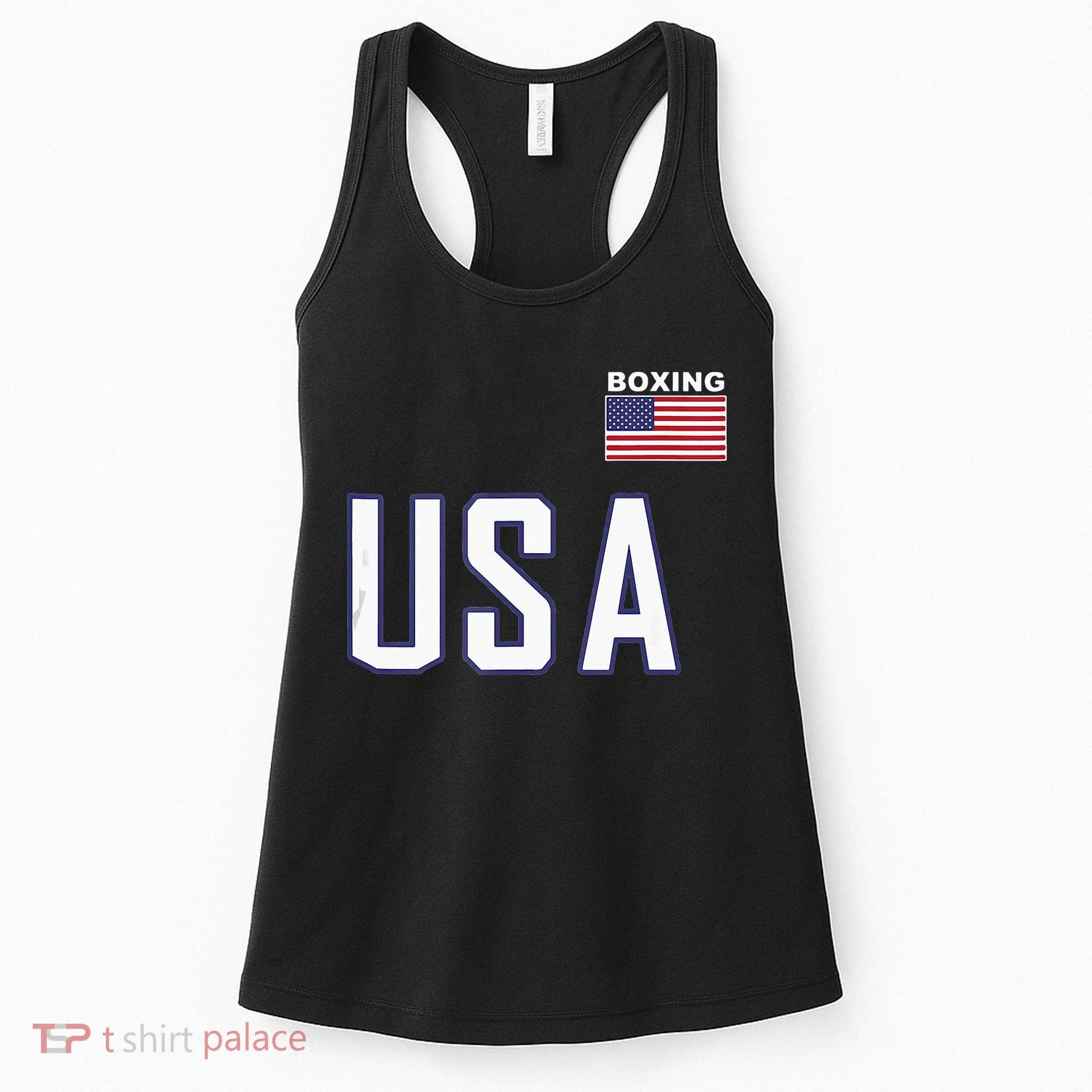 USA Flag Boxing Cool Boxer Training Equipment Men Women Women's Tank Top