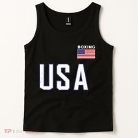 USA Flag Boxing Cool Boxer Training Equipment Men Women Tank Top thumb 2