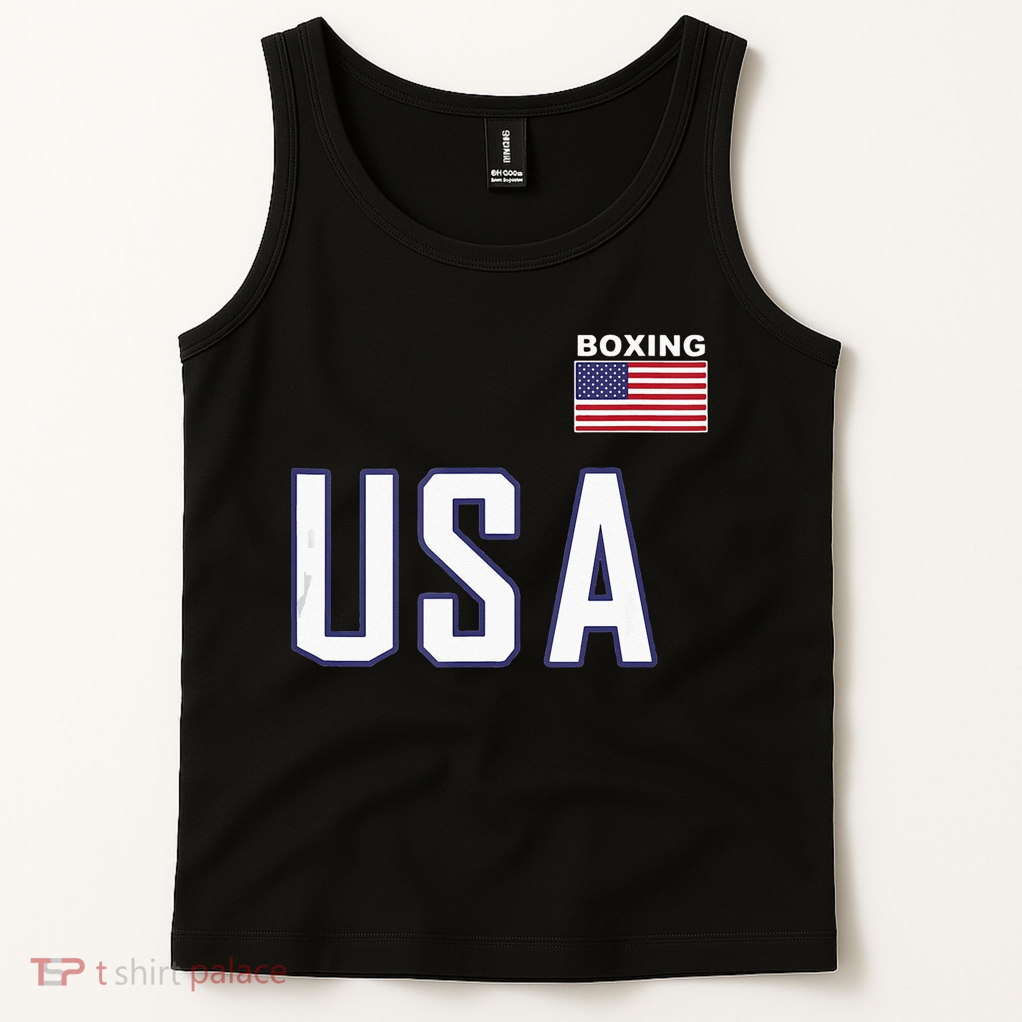 USA Flag Boxing Cool Boxer Training Equipment Men Women Tank Top