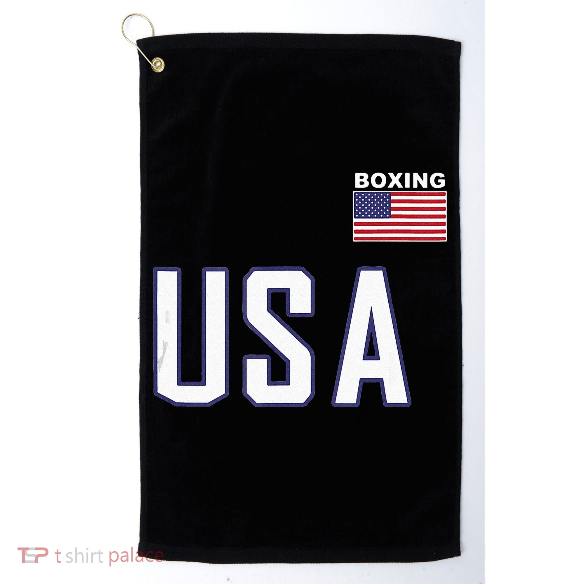 USA Flag Boxing Cool Boxer Training Equipment Men Women Golf Towel