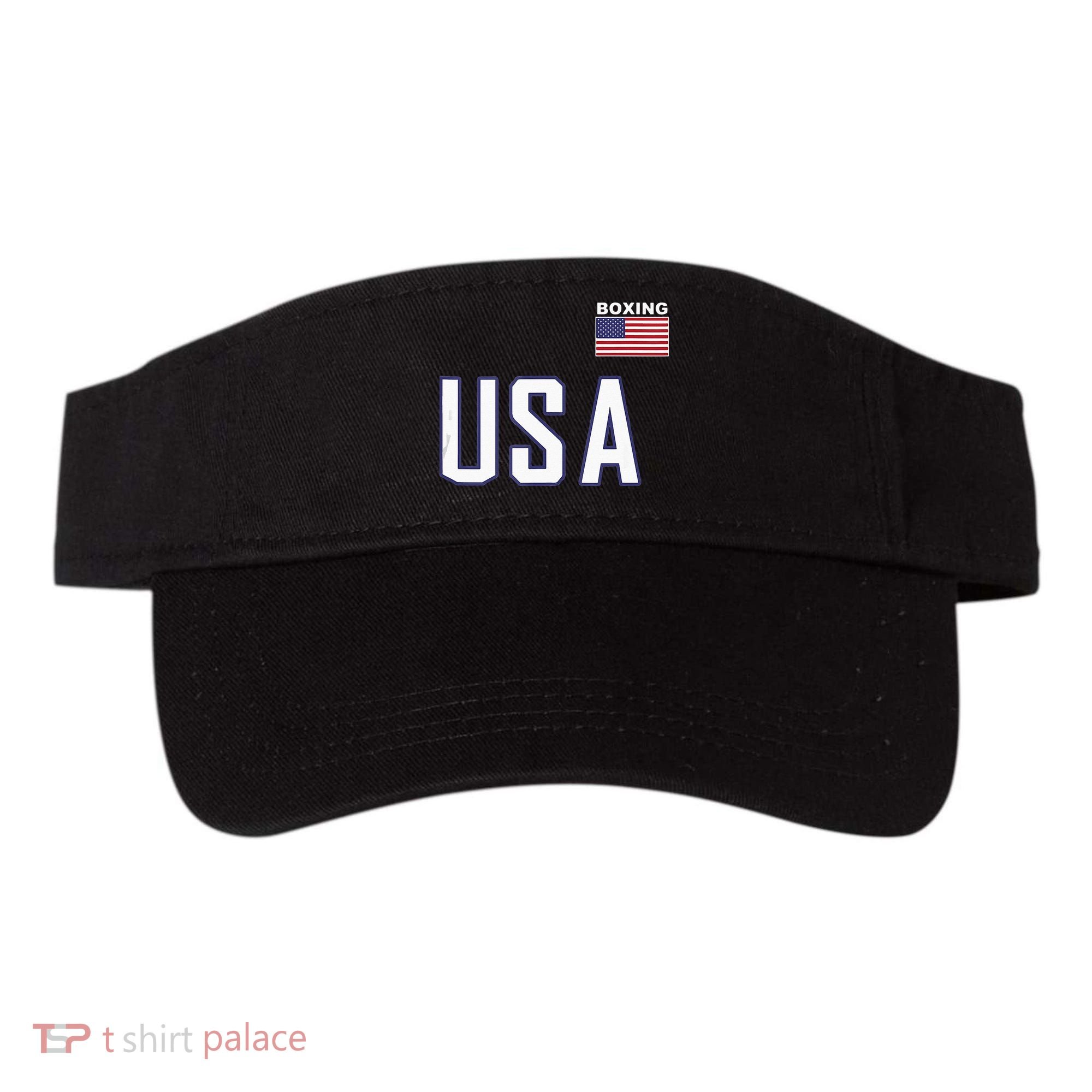 USA Flag Boxing Cool Boxer Training Equipment Men Women Visor