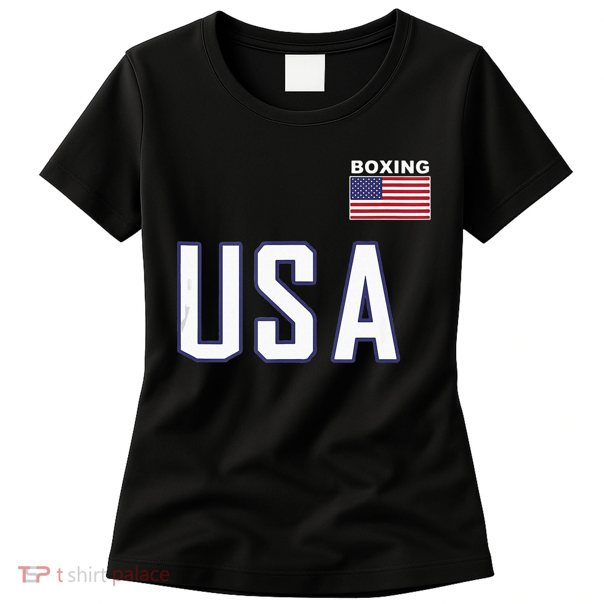 USA Flag Boxing Cool Boxer Training Equipment Men Women Women's T-Shirt