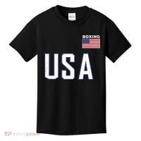 USA Flag Boxing Cool Boxer Training Equipment Men Women Kids T-Shirt thumb 0
