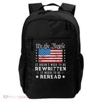 Us Flag Constitution Of The Usa Needs To Be Reread Backpack thumb 0