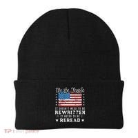 Us Flag Constitution Of The Usa Needs To Be Reread Beanie thumb 0