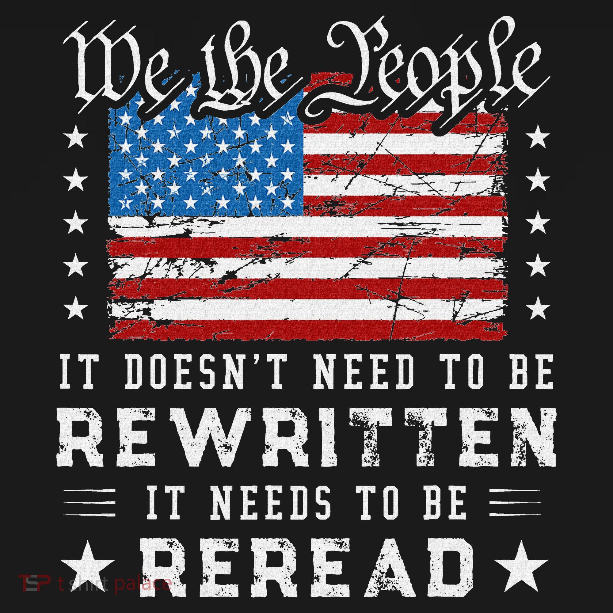 Us Flag Constitution Of The Usa Needs To Be Reread Women's Hoodie