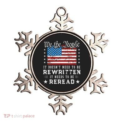 Us Flag Constitution Of The Usa Needs To Be Reread Ornament