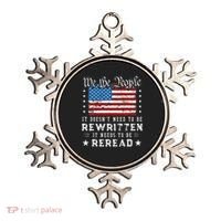 Us Flag Constitution Of The Usa Needs To Be Reread Ornament thumb 0
