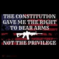 Usa Flag Constitution 2a Tee Right Not The Privilege Gift Bucket Hat thumb 4