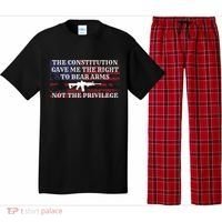 Usa Flag Constitution 2a Tee Right Not The Privilege Gift Pajama Set thumb 0