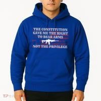 Usa Flag Constitution 2a Tee Right Not The Privilege Gift Hoodie thumb 2
