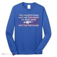 Usa Flag Constitution 2a Tee Right Not The Privilege Gift Long Sleeve Shirt thumb 0