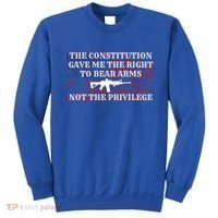 Usa Flag Constitution 2a Tee Right Not The Privilege Gift Sweatshirt thumb 0