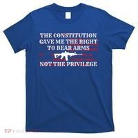 Usa Flag Constitution 2a Tee Right Not The Privilege Gift T-Shirt thumb 0