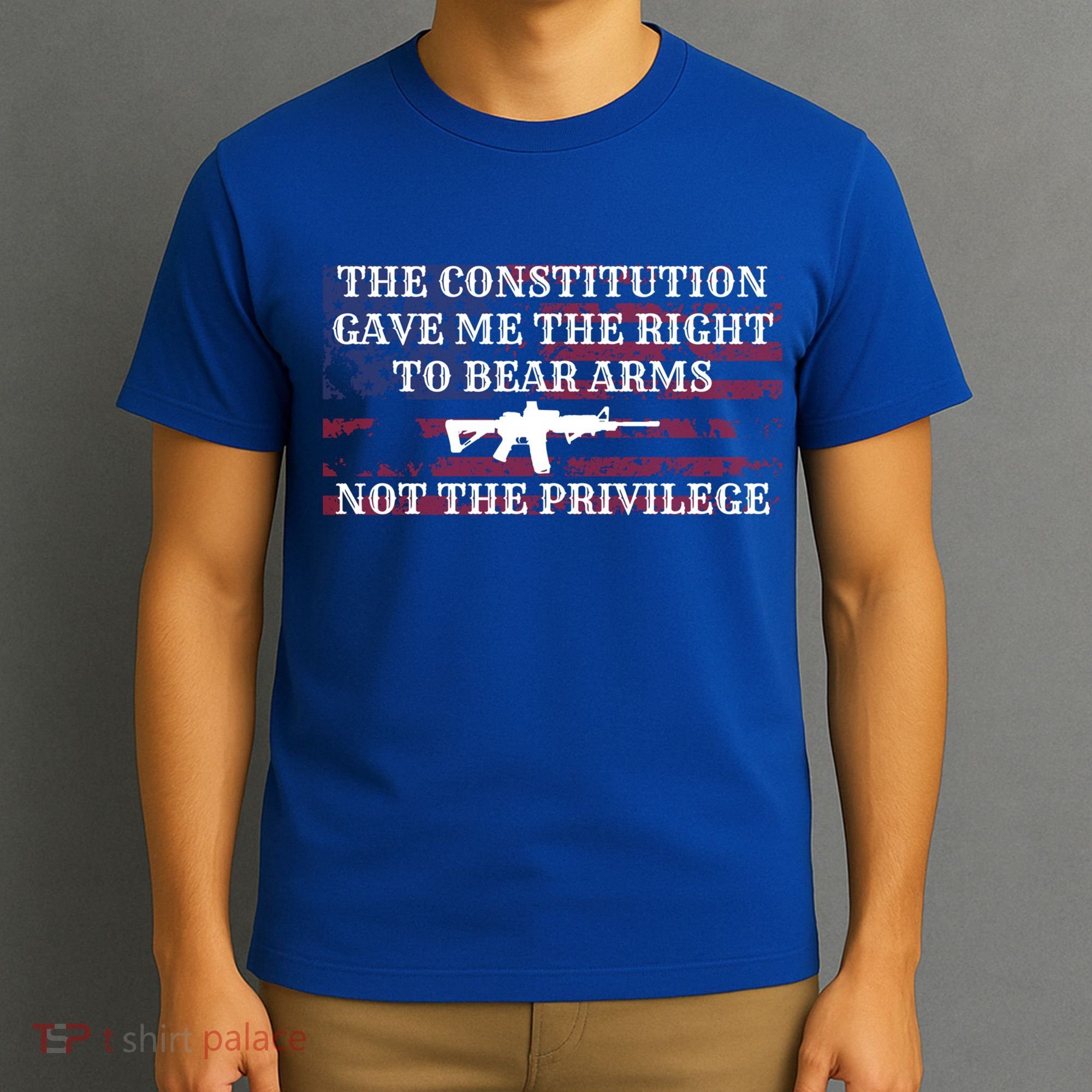 Usa Flag Constitution 2a Tee Right Not The Privilege Gift T-Shirt