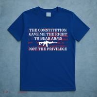 Usa Flag Constitution 2a Tee Right Not The Privilege Gift T-Shirt thumb 5