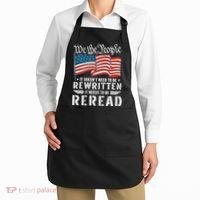 US Flag Constitution of the USA Needs To Be Reread Apron thumb 2