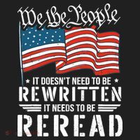 US Flag Constitution of the USA Needs To Be Reread Beanie thumb 2