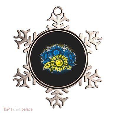 Ukrainian Flag Colors Sunflowers Stand With Ukraine Ornament