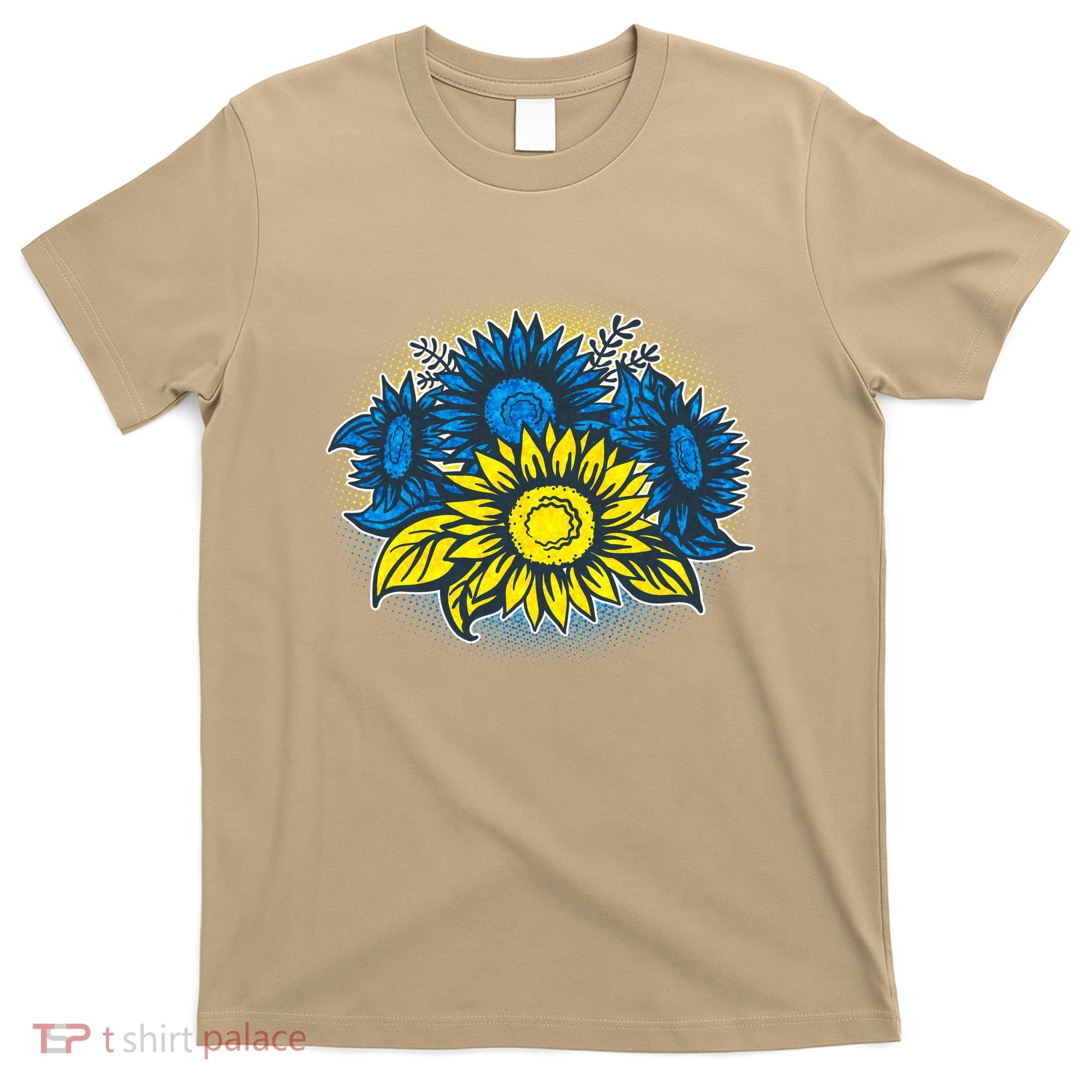 Ukrainian Flag Colors Sunflowers Stand With Ukraine T-Shirt
